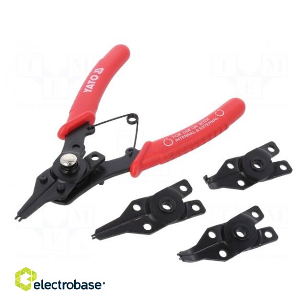 Pliers | for circlip | internal,external | 10÷50mm image 1