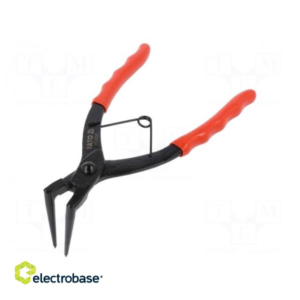 Pliers | for circlip | Pliers len: 190mm | long,angular image 1