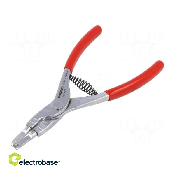 Pliers | for circlip without holes | 60÷160mm | Pliers len: 190mm image 1
