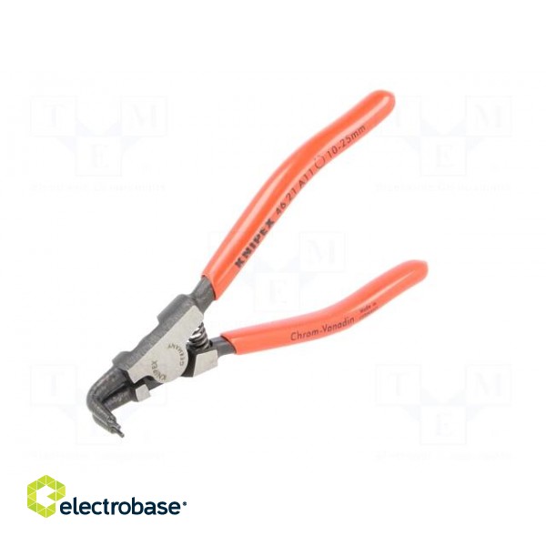 Pliers | for circlip,curved | external | 10÷25mm | Pliers len: 125mm image 5