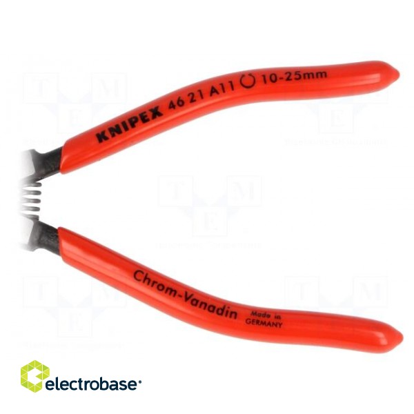 Pliers | for circlip,curved | external | 10÷25mm | Pliers len: 125mm image 3