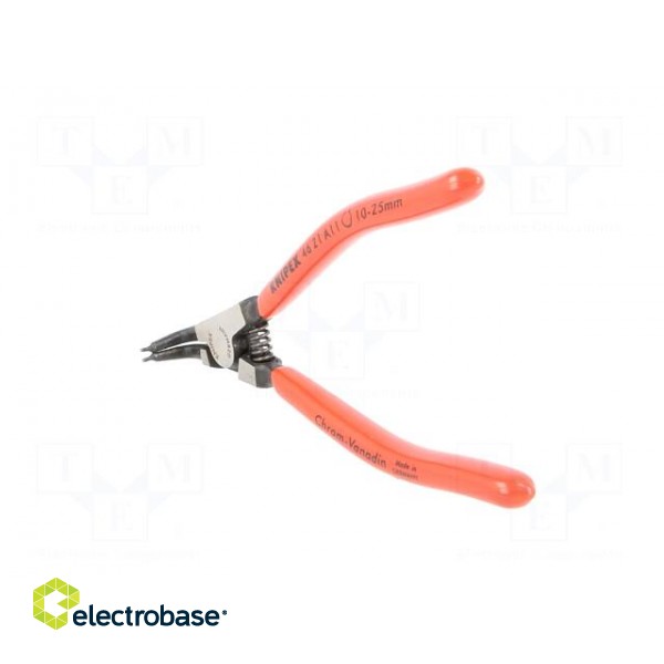 Pliers | for circlip,curved | external | 10÷25mm | Pliers len: 125mm image 7