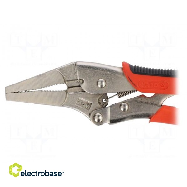 Pliers | Morse's,locking | 220mm | Mat: Chrom-vanadium steel фото 2