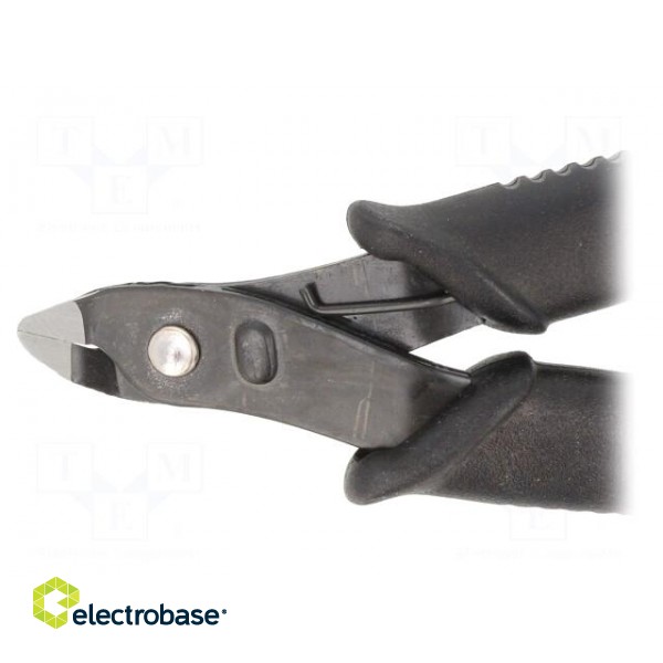 Pliers | cutting,miniature,curved | ESD | 160mm | blackened tool фото 2