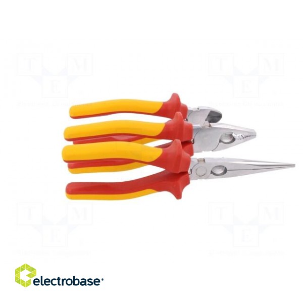 Kit: pliers | Pcs: 3 | insulated | 1kVAC | Blade: about 60 HRC image 10