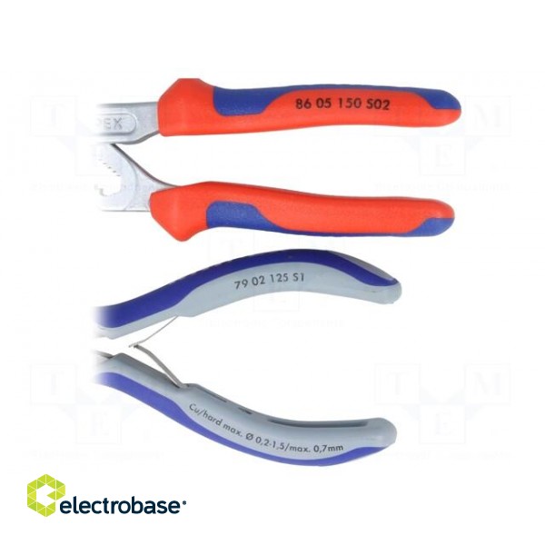 Kit: pliers | cutting,adjustable | bag | 2pcs. image 2
