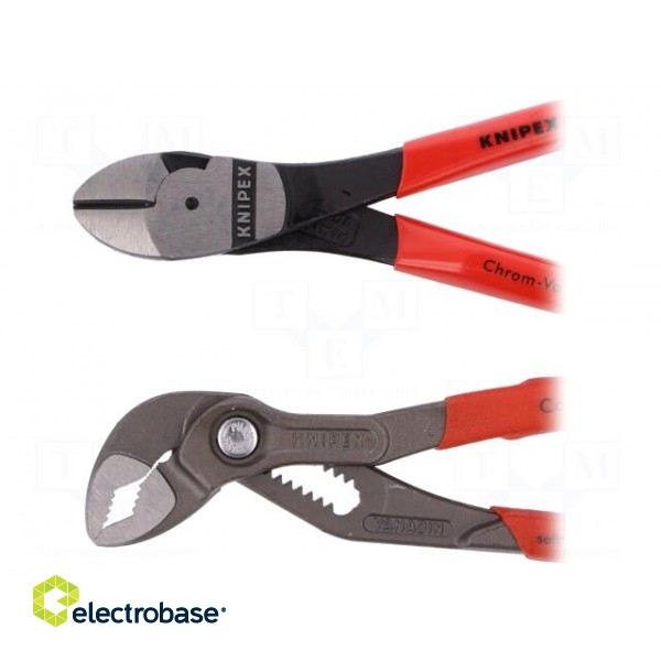 Kit: pliers | cutting,adjustable | bag | 2pcs. фото 4