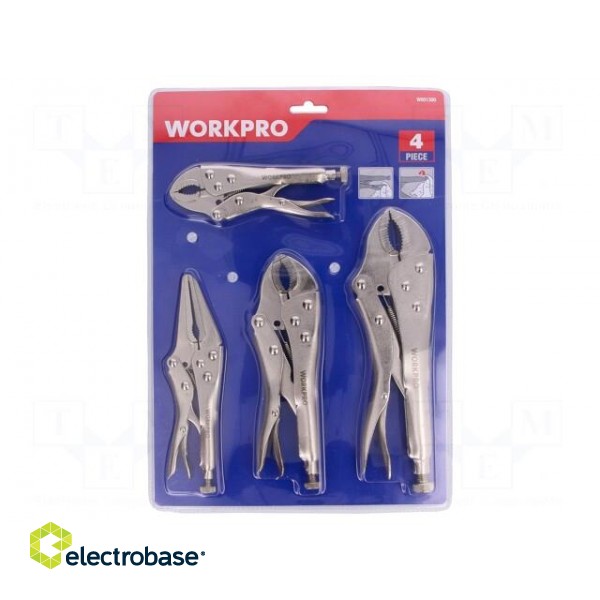 Kit: pliers | Pcs: 4 | Morse's,welding grip