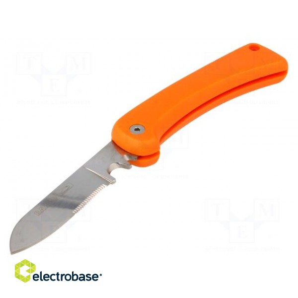 Knife | for electricians | 200mm | Material: stainless steel фото 1