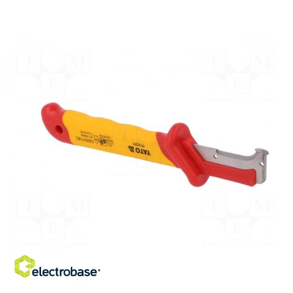 Knife | for electricians | semicircular | Tool length: 155mm | 1kVAC image 8
