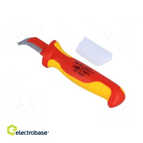 Knife | for electricians | Kind of blade: semicircular | 1kVAC image 4