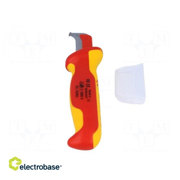 Knife | for electricians | Kind of blade: semicircular | 1kVAC image 5