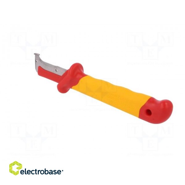 Knife | for electricians | semicircular | Tool length: 155mm | 1kVAC image 4