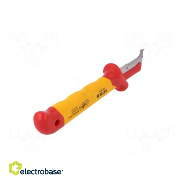 Knife | for electricians | semicircular | Tool length: 155mm | 1kVAC image 6