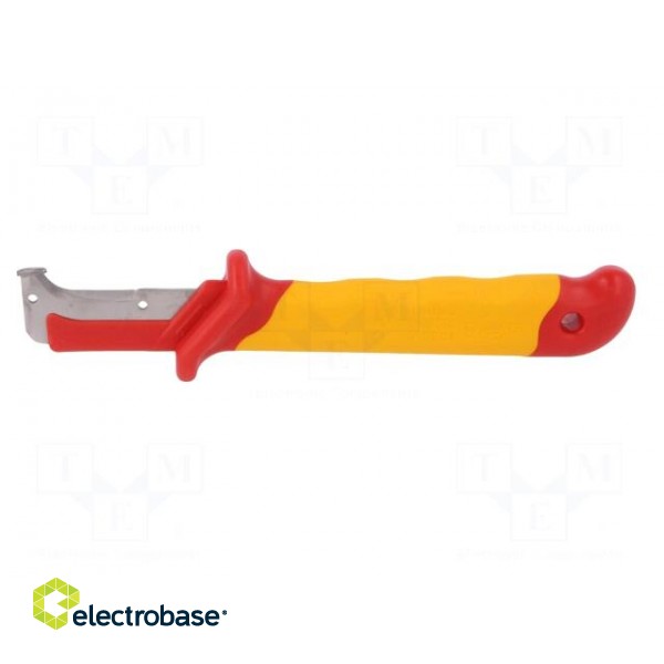 Knife | for electricians | semicircular | Tool length: 155mm | 1kVAC image 3