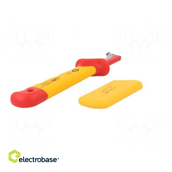 Knife | for electricians | hook shaped | 185mm | insulated | 1kVAC image 6