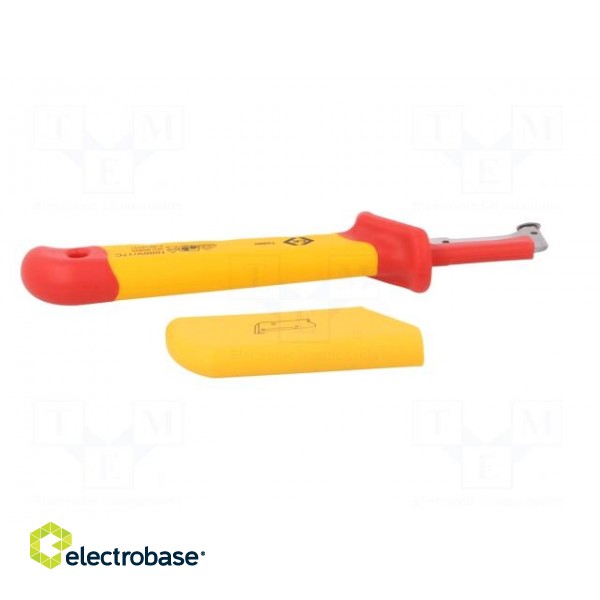Knife | for electricians | hook shaped | 185mm | insulated | 1kVAC image 7