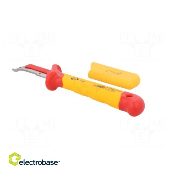 Knife | for electricians | hook shaped | 185mm | insulated | 1kVAC image 4