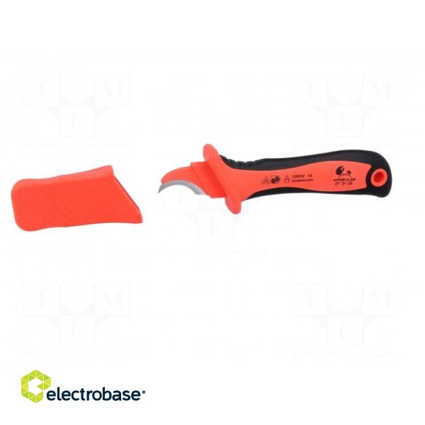 Knife | for electricians,insulated | Kind of blade: semicircular image 3