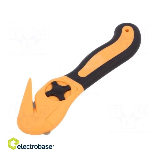 Knife | for plastic band | Handle material: ABS + Elastollan paveikslėlis 1
