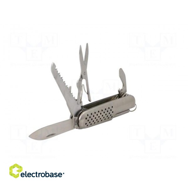 Knife | universal | 89mm | Material: stainless steel | folding paveikslėlis 2