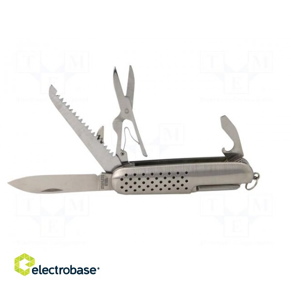 Knife | universal | 89mm | Material: stainless steel | folding image 3