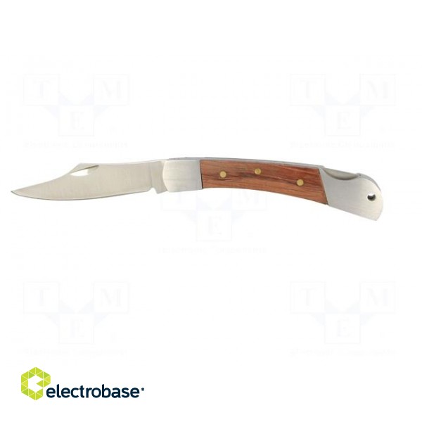 Knife | Tool length: 162mm | Blade length: 70mm | polished grip image 3