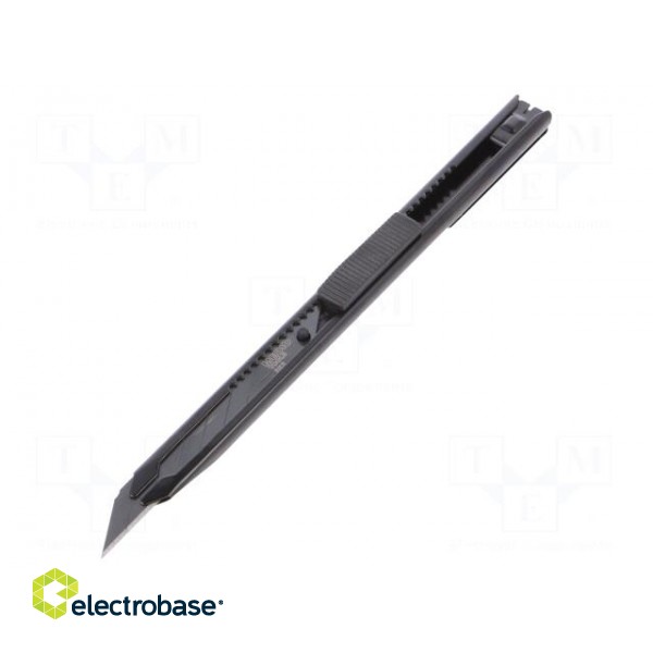 Knife | universal | 9mm | locked blade | Handle material: metal image 1