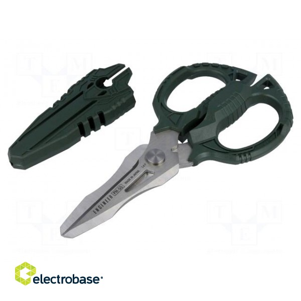Scissors | 160mm | Material: stainless steel | Blade: about 58 HRC image 1