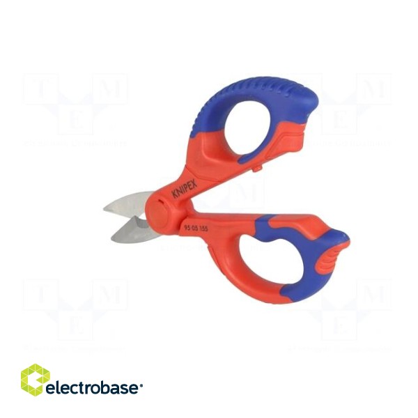 Scissors | for cables,electrical work | 155mm | Blade: about 56 HRC фото 4