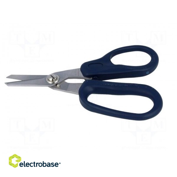 Scissors | for cutting fiber optics (glass fiber cables) | 150mm фото 3