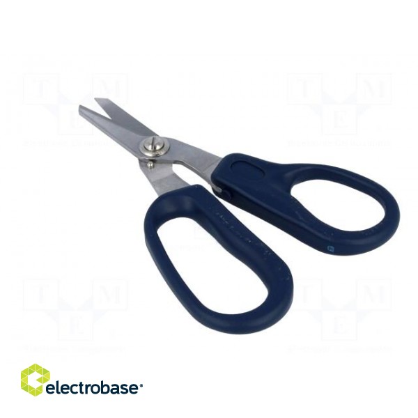 Scissors | for cutting fiber optics (glass fiber cables) | 150mm фото 4