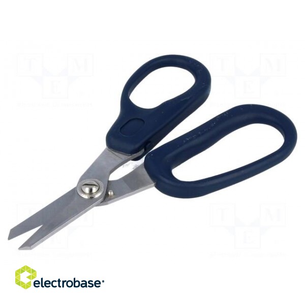 Scissors | for cutting fiber optics (glass fiber cables) | 150mm фото 1