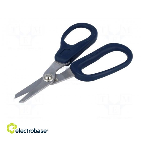 Scissors | for cutting fiber optics (glass fiber cables) | 150mm фото 2