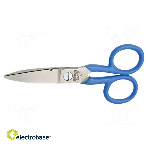 Scissors | for electricians | for cables | 150mm paveikslėlis 2