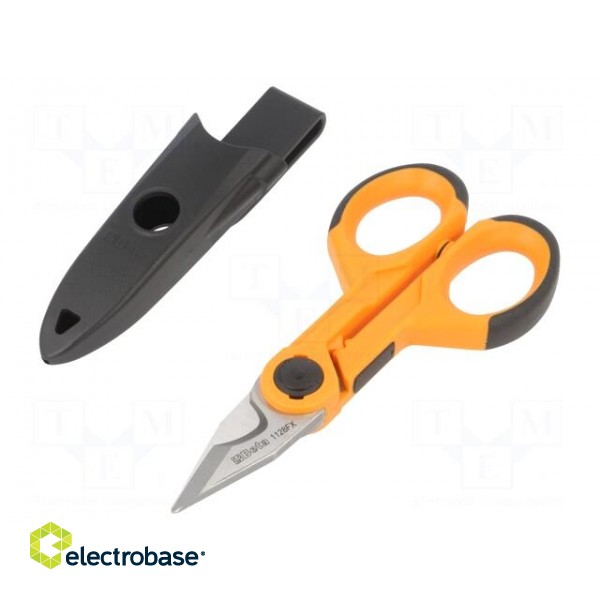 Scissors | for electricians | straight | for cables | 145mm
