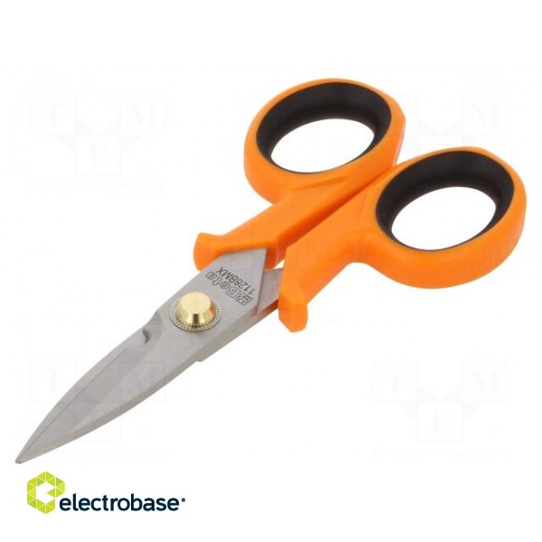 Scissors | for electricians | straight | for cables | 147mm