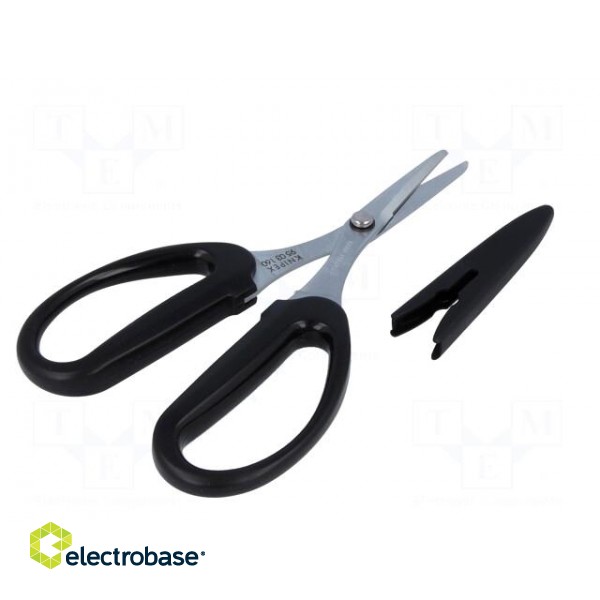 Scissors | for kevlar fibers cutting | 160mm image 6