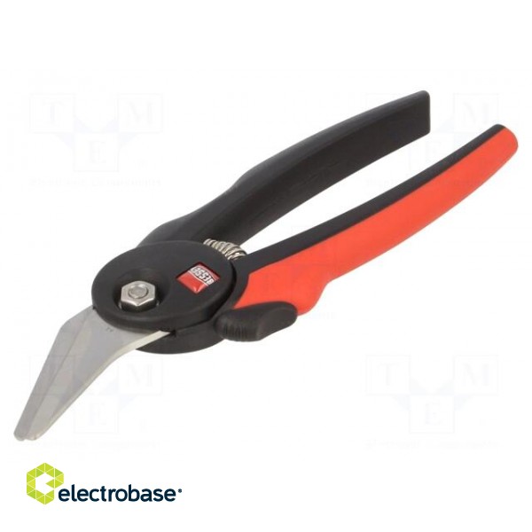 Scissors | universal | L: 190mm | Cut length: 38mm | ergonomic handle
