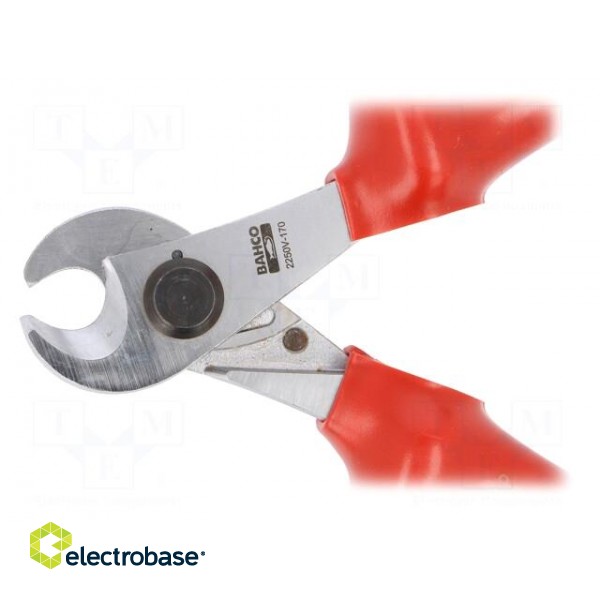Pliers | side,cutting,insulated | without chamfer | 170mm | 1kVAC image 4