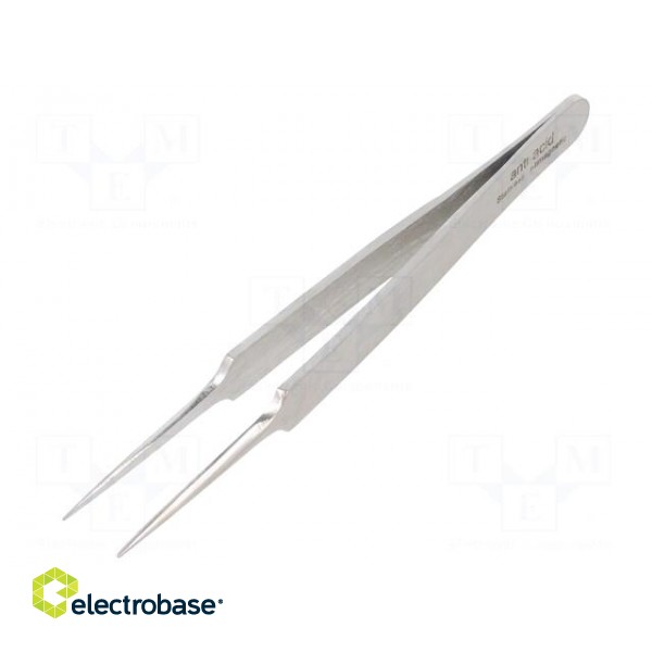 Tweezers | 110mm | Blade tip shape: sharp | universal фото 1