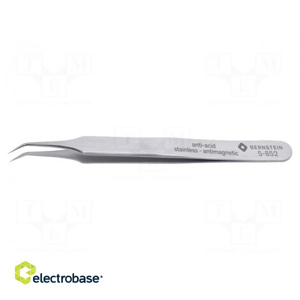 Tweezers | 110mm | Blades: curved,narrowed | Blade tip shape: sharp