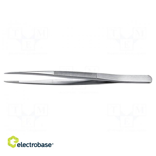 Tweezers | 110mm | Blades: narrow | Blade tip shape: flat | universal