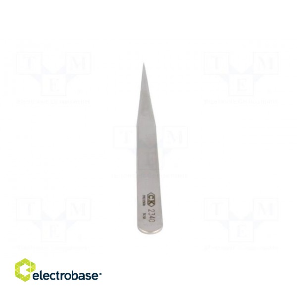 Tweezers | 110mm | Blades: narrow | Blade tip shape: sharp paveikslėlis 5