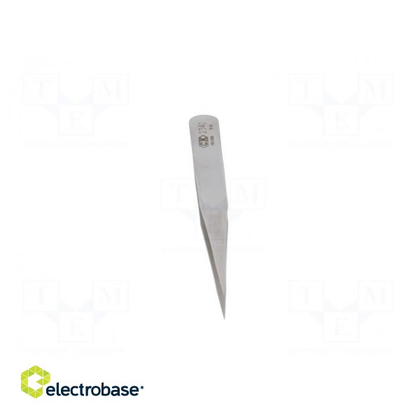 Tweezers | 110mm | Blades: narrow | Blade tip shape: sharp фото 9