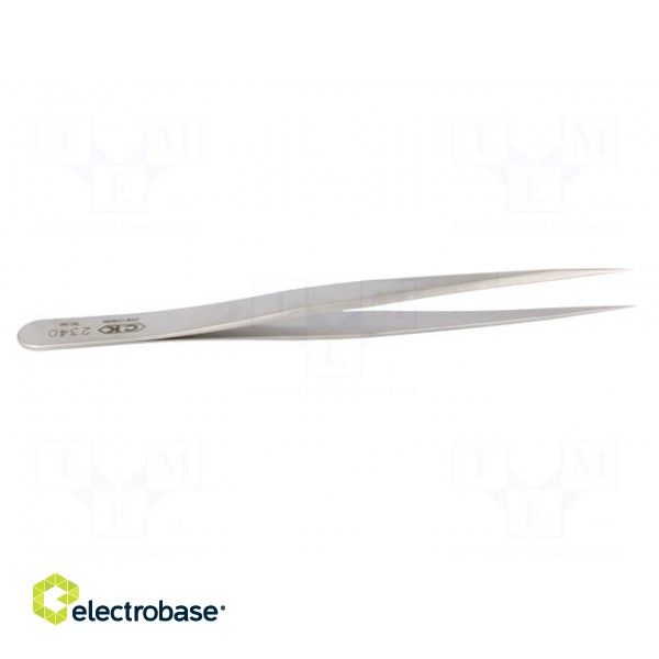 Tweezers | 110mm | Blades: narrow | Blade tip shape: sharp image 7