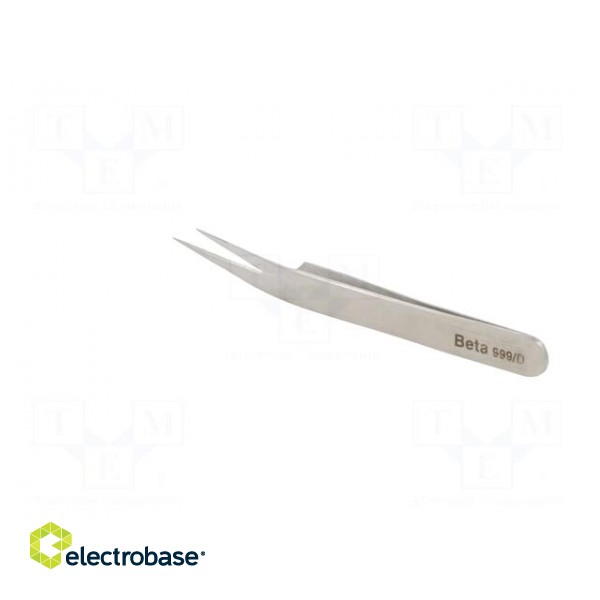 Tweezers | 115mm | Blades: curved | Blade tip shape: sharp | universal фото 4