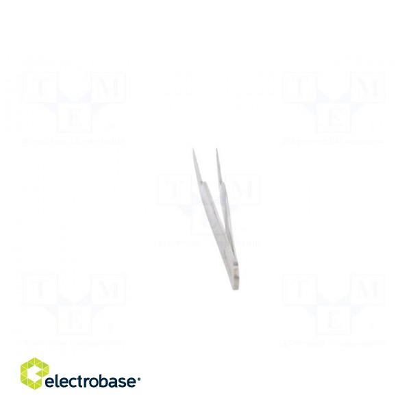 Tweezers | 115mm | Blades: curved | Blade tip shape: sharp | universal image 5