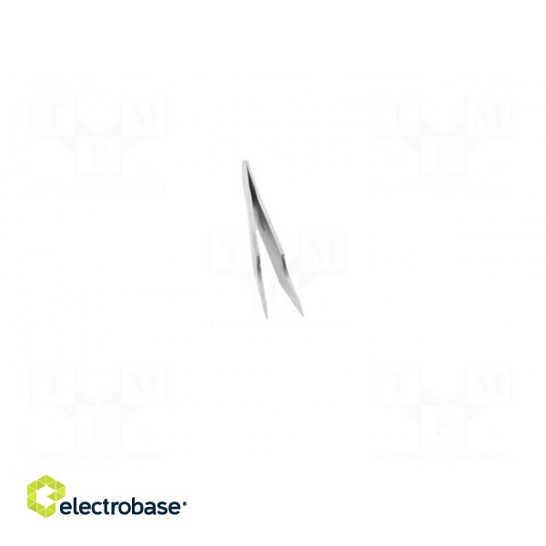 Tweezers | 115mm | Blades: curved | Blade tip shape: sharp | universal фото 9
