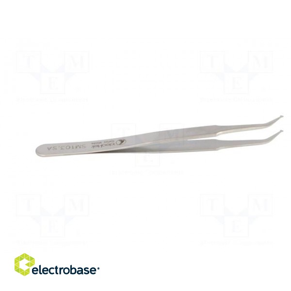 Tweezers | 115mm | Blades: curved | SMD фото 7